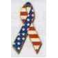 5/8" x 1-1/4" American Flag Ribbon Pin